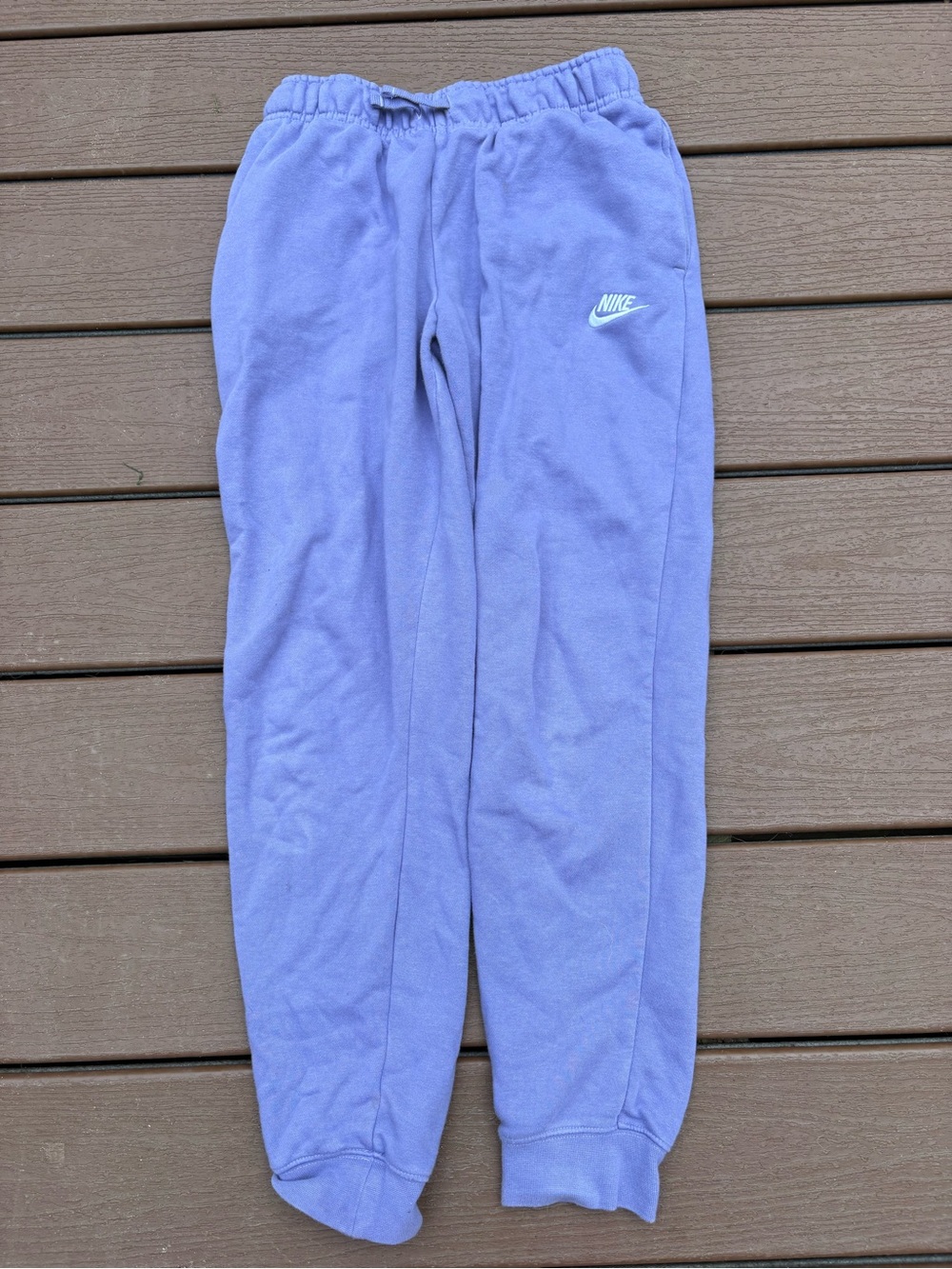 Nike Women’s Purple Sweatpants with White Logo